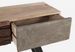 Console 3 tiroirs industrielle bois de manguier recyclé et acier noir Kramer 160 cm - Photo n°4