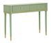 Console Camille verte design élégant détails dorés - Photo n°1