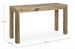 Console en bois d'orme avec plateau effet parquet vieilli Kaira - Photo n°5