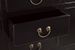 Console en bois d'orme noir 2 portes 5 tiroirs Juan 137 cm - Photo n°5