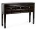 Console en bois d'orme noir 3 tiroirs Juan 128 cm - Photo n°2