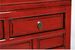 Console en bois d'orme rouge 3 tiroirs Juan 128 cm - Photo n°4