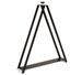 Console extensible 8 places bois foncé et pieds métal anthracite 40 à 196 cm Elatra - Photo n°7