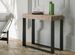 Console extensible bois et 2 pieds acier anthracite Elatra - Photo n°7