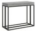 Console extensible bois et 3 pieds acier anthracite Epika - Photo n°1