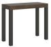 Console extensible bois et acier anthracite Elvira - Photo n°5