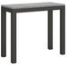 Console extensible bois et acier anthracite Monteros - Photo n°1