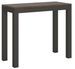 Console extensible bois et acier anthracite Monteros - Photo n°1