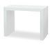 Console extensible bois laqué blanc Saunier 50/300 cm - Photo n°1