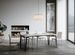 Console extensible design blanche et gris foncé 12 personnes 40 à 300 cm Konta - Photo n°4
