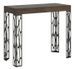 Console extensible design bois et acier anthracite Kiza - Photo n°5