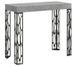 Console extensible design bois et acier anthracite Kiza - Photo n°1