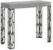 Console extensible design bois et acier anthracite Kiza - Photo n°1