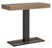 Console extensible design en bois avec un pied central Kapital - Photo n°1