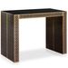 Console extensible orientales noir et bronze 50 à 200 cm Morocco - Photo n°1