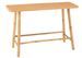 Console fixe LOZA – Bois de sapin & rotin naturel - Photo n°1