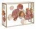 Console Glam Redy dorée miroir design floral coloré - Photo n°1
