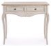 Console JARA – Bois massif de paulownia beige – 2 tiroirs – 90 cm - Photo n°1