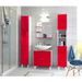 CORAIL Colonne de salle de bain L 30 cm - Rouge brillant 2 - Photo n°4