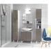 CORAIL Meuble miroir de salle de bain L 60 cm - Taupe brillant - Photo n°4