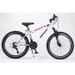 CORELLI - Vélo VTTWHISPER WM302 - 24 - 21 vitesses - Garçon - Blanc /rouge/noir - Photo n°1