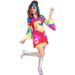 Costume adultes 60's femme Free Spirit taille M - Photo n°1