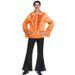 Costume adultes Satin Shirt orange taille Standard - Photo n°1