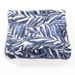 COTTON WOOD Coussin de sol coton imprimé - 40 x 40 x 10 cm - Blue Palm - Photo n°1
