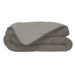 Couette Microfibre 400g/m² CALGARY Taupe & Lin 240x260cm - Photo n°1