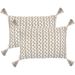 Coussin 2 pcs 40 x 60 cm Bohémien Marron - Photo n°1