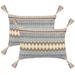Coussin 2 pcs 40 x 60 cm Bohémien Multicolore - Photo n°1