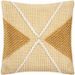 Coussin recycle Row - 45 x 45 cm - Ocre - Photo n°1