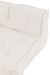 Coussin siège d'angle coton blanc Linah 75 x 79 x 46 cm - Photo n°7
