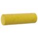 Coussins décoratifs 2 pcs Jaune Ø15x50 cm Velours - Photo n°3