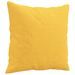 Coussins décoratifs 2 pcs Jaune clair 40x40 cm Tissu - Photo n°3