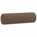 Coussins décoratifs 2 pcs Marron Ø15x50 cm Tissu - Photo n°3