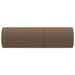 Coussins décoratifs 2 pcs Marron Ø15x50 cm Tissu - Photo n°4