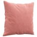 Coussins décoratifs 2 pcs Rose 40x40 cm Velours - Photo n°3