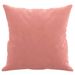 Coussins décoratifs 2 pcs Rose 40x40 cm Velours - Photo n°4