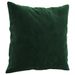 Coussins décoratifs 2 pcs Vert foncé 40x40 cm Velours - Photo n°3