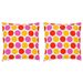 Coussins imprimés 2 pcs Multicolore 40x40 cm Coton 7 - Photo n°1