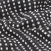 Couverture coton à carrés 220 x 250 cm Noir - Photo n°2