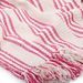 Couverture coton à rayures 125 x 150 cm Rose et Blanc - Photo n°6