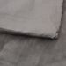 Couverture lestée avec housse Gris 135x200 cm 10 kg Tissu - Photo n°5