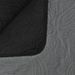 Couvre-lit à double face matelassé 170 x 210 cm Gris et noir - Photo n°2