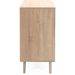 Commode 3 tiroirs - Style scandinave - Décor chene Sonoma - L 80 x P 40 x H 80 cm - Photo n°4