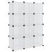 Cubes de rangement 12 pcs avec portes Transparent PP - Photo n°2