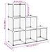 Cubes de rangement 6 pcs Transparent PP - Photo n°7