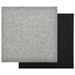 Dalles de tapis de sol 20 pcs 5 m² 50x50 cm Gris clair - Photo n°4