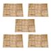 Dalles de terrasse 30 pcs 50x50 cm Bois Marron - Photo n°1